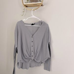 Urban Outfitters JoJo Oversized Thermal Button